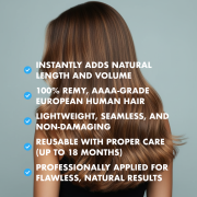 Premium Tape-In Human Hair Extensions - Image 3