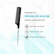 Professional Steel Pin Tail Comb - Image 2