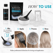 Blond Plex Charcoal Lightener Home Kit - Image 10