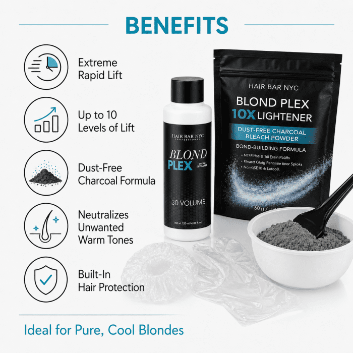 Blond Plex Charcoal Lightener Home Kit - Image 7