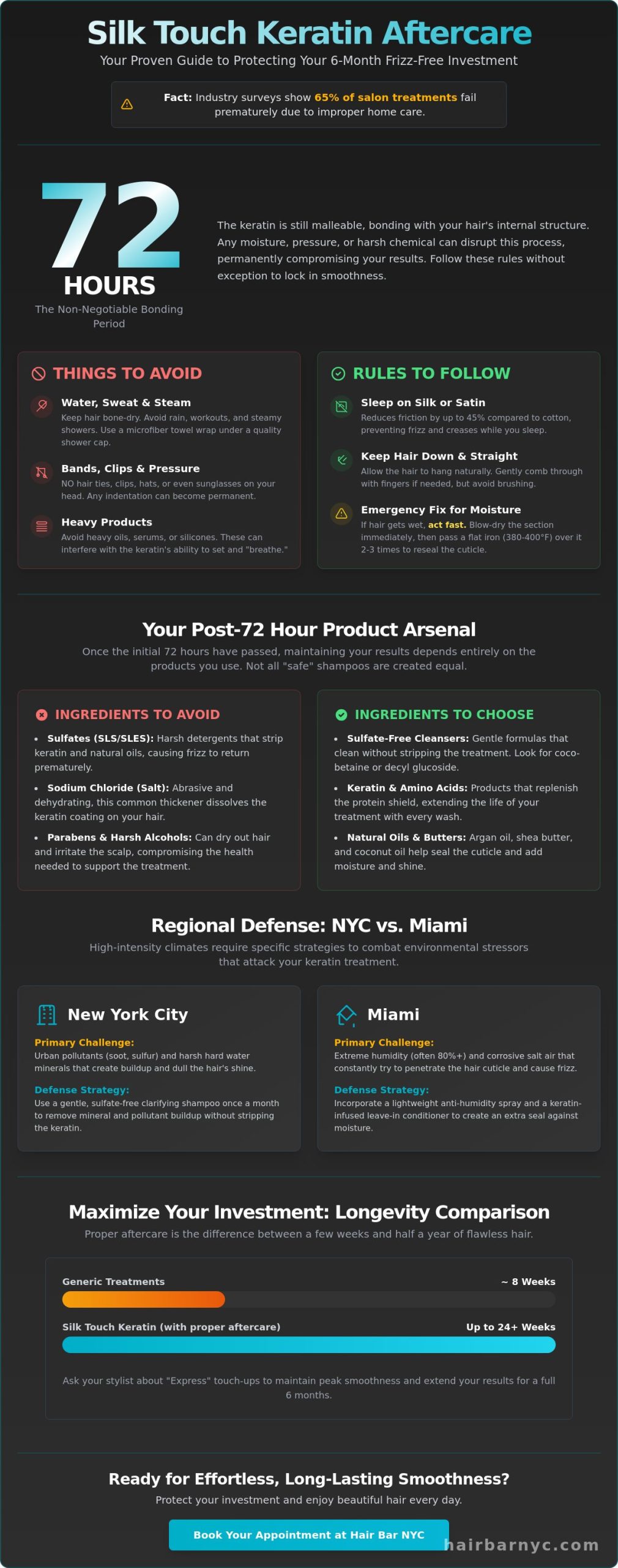 Silk Touch Keratin Aftercare Instructions: Expert Tips for NYC & Miami Clients (2026)