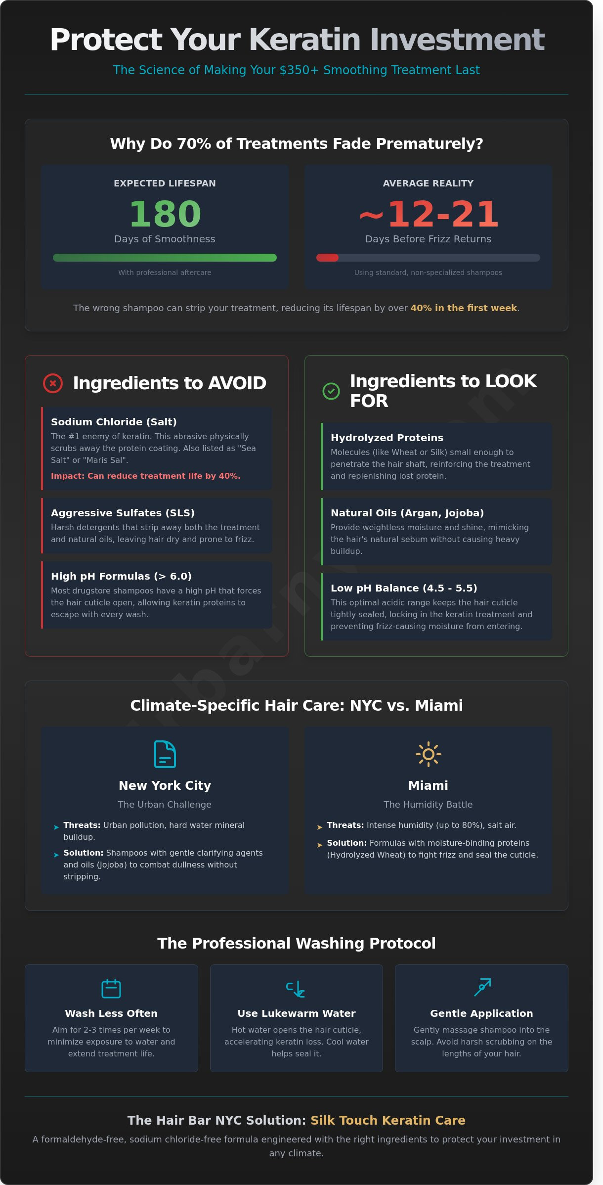 The Best Keratin Care Shampoo for NYC & Miami: Protect Your Salon Investment